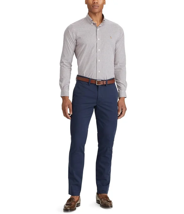 Polo Ralph Lauren Men's Straight-Fit Stretch Chino Pants - Black
