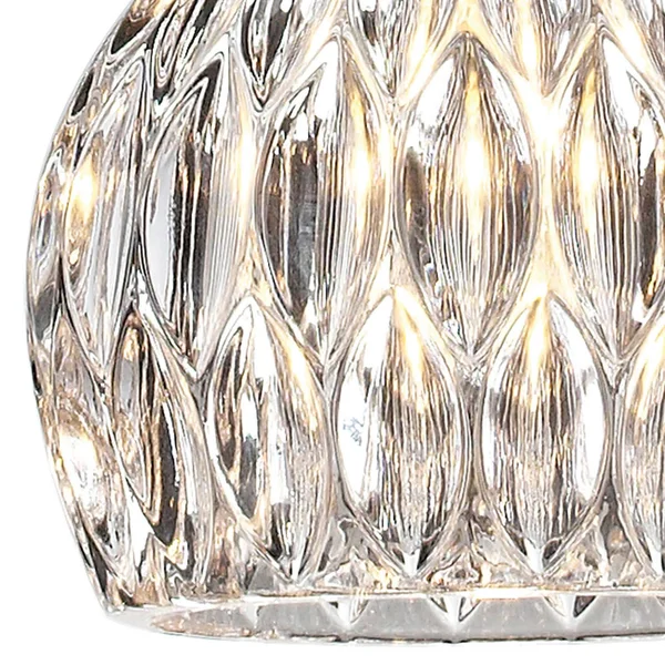 Elk Lighting 10342/3L Kersey 3 Light Pendant in Satin Nickel