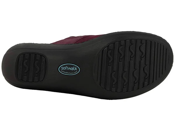 Softwalk Women's Murietta, Size: 6.5, Burgundy Nubuck
