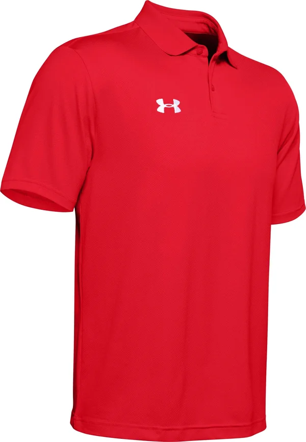 Under Armour Men's Red Team Performance Polo