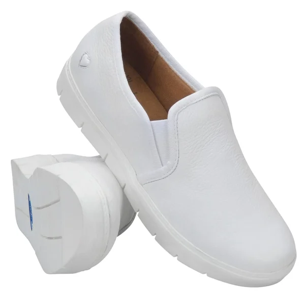Nursemates Adela Slip-On Shoe - White - Size 5.5 - Medium