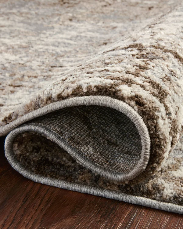 Loloi II Austen AUS-01 Natural Mocha Rug - 2 ft 4 in x 10 ft