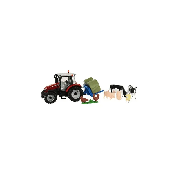 Britains Massey Ferguson Tractor Playset 1:32 Farm Vehicle 43205