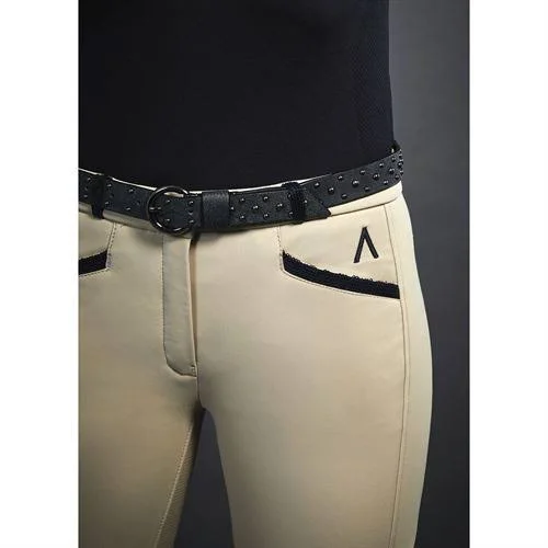 Dublin Ladies Black Linda Soft Shell Thermal Full Seat Breeches
