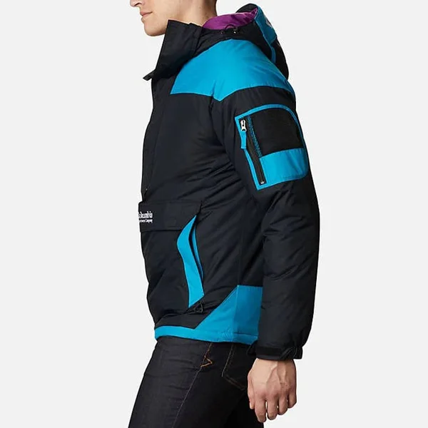 Columbia Challenger Pullover - Men's Black/Fjord Blue - XL