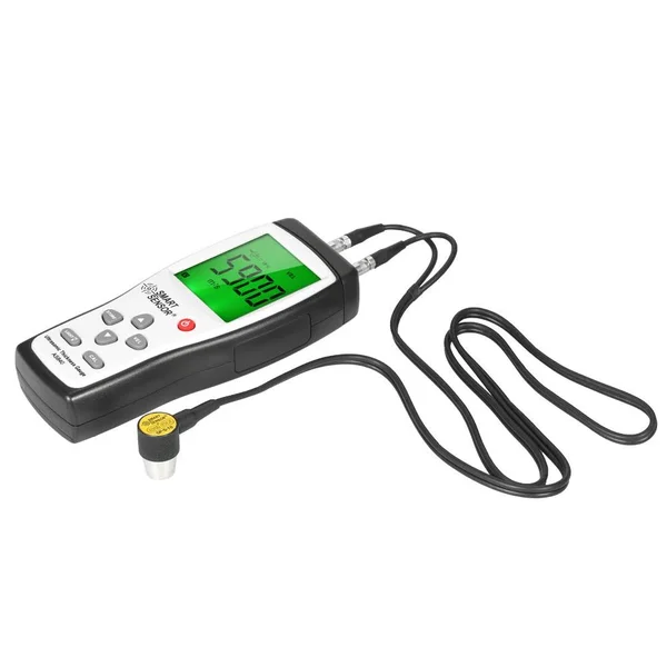 Smart Sensor Professional Ultrasonic Thickness Gauge Handheld LCD Digital Thickness Tester Depth Meter Range 1.2~225mm High Accu