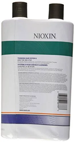 Nioxin System 6 Cleanser & Scalp Therapy Conditioner Duo - 33.8 fl oz bottles