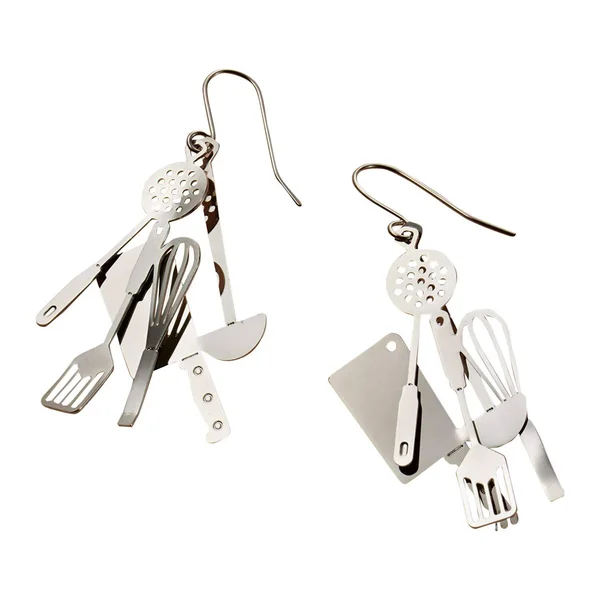 David Howell & Company Cook&s Utensils Dangle Earrings - Chef&s Kitchen Tools