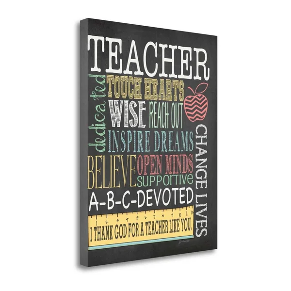 Tangletown Fine Art Teacher Subway by Jo Moulton Canvas Art