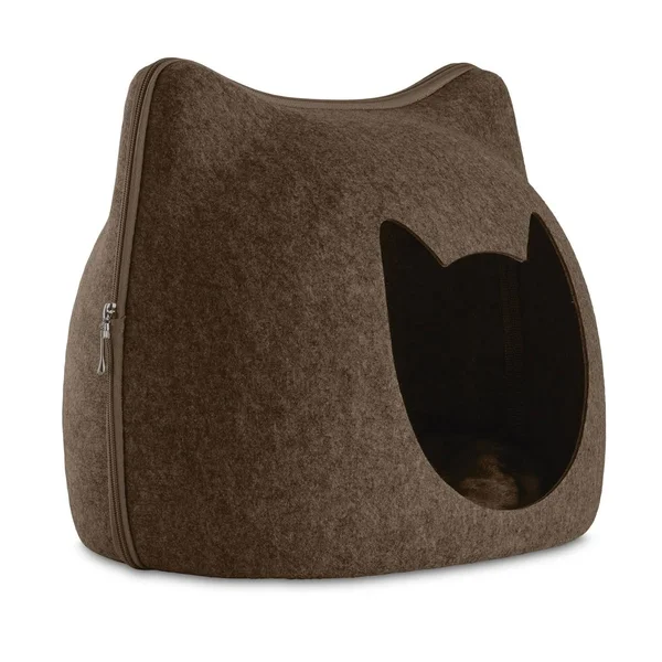 FurHaven Felt Cubby - Cat Shape Cutout Pet Bed