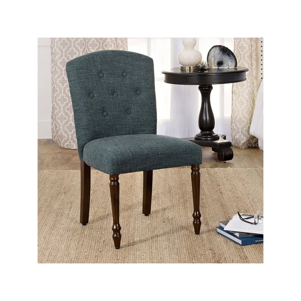 HomePop Delilah Tufted Dining Chair - Teal