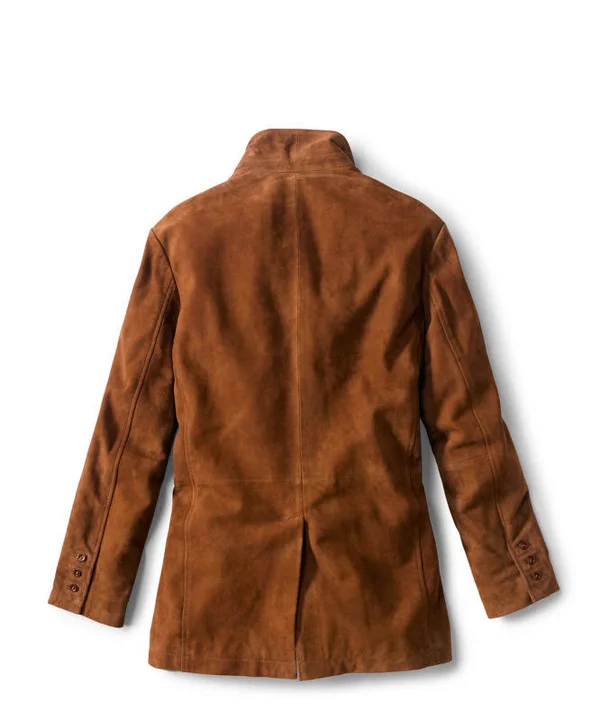 Men's Presidential Suede Blazer, Brown, Size 46, Orvis