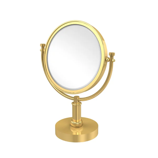 Allied Brass 8-in Vanity Top Make-Up Mirror 3X Magnification - Antique Copper