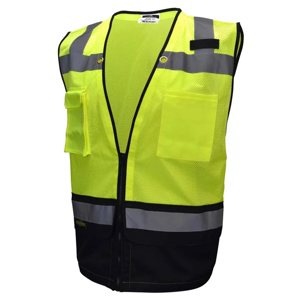 Radians SV55-1 Class 1 Heavy Duty Contrast Engineer Vest-Small L HiVis Supplyl High Visibility