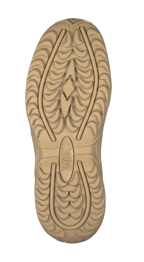 Reebok Women's Rapid Response RB Stealth 8-Inch Composite Toe Side Zip Boots-Desert Tan