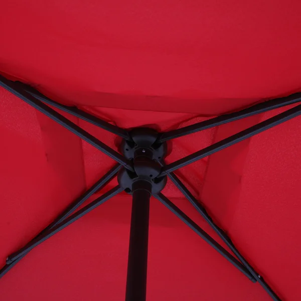 New! Outdoor Patio Furniture Dining Set 6 Piece Folding Red