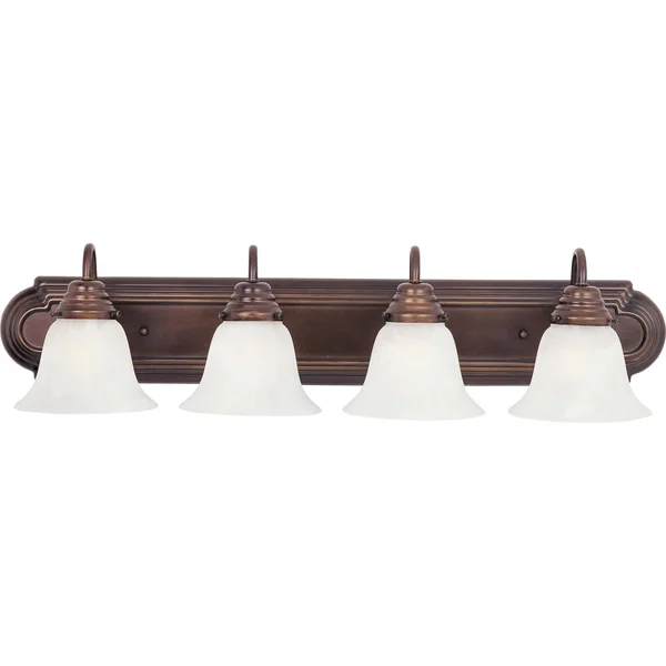 Maxim Lighting 8014MROI Essentials 4 Light Bath Vanity Oil Rubbed Bronze