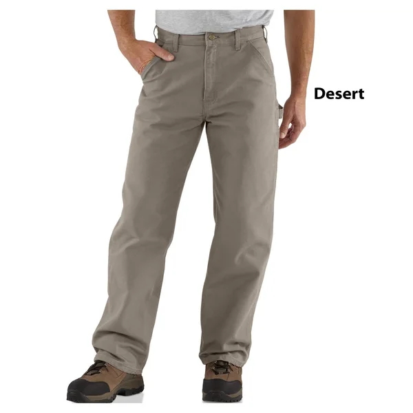 Carhartt Men's Washed Duck Work Dungaree - Black - 30 - 54