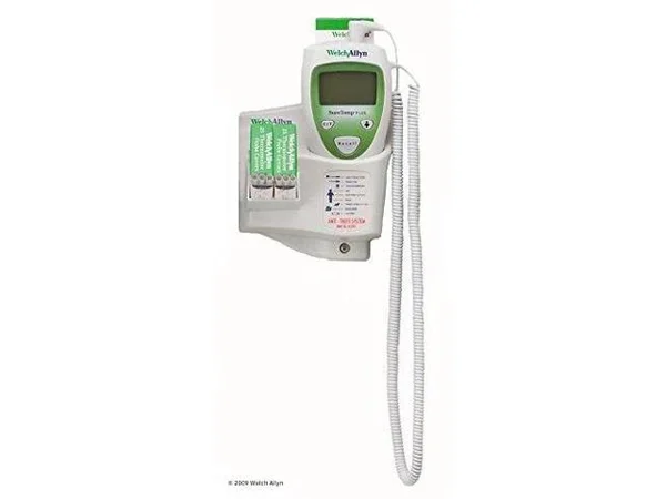 Welch Allyn 01690-300 SureTemp Plus 690 Electronic Thermometer w/ Wall Mount - 9ft Oral Probe