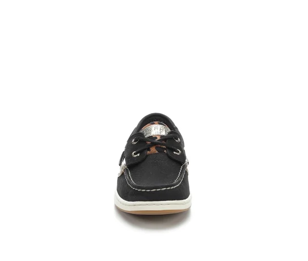 Women's Sperry Bluefish Boat Shoes in Black Cheetah Size 6 Medium