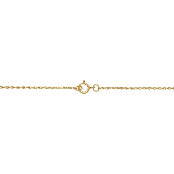 3/8 ct Natural Round-cut Amethyst Pendant Necklace in 10K Yellow Gold, 16
