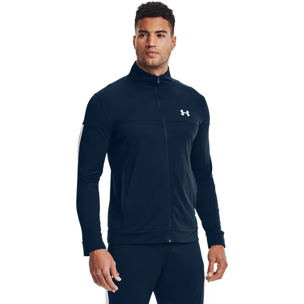 Under Armour Sportstyle Pique Trck Jacket Navy Academy White