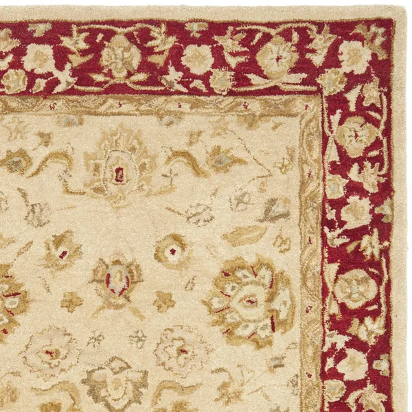 Safavieh Anatolia Ivory/Red Area Rug - 4' x 6'