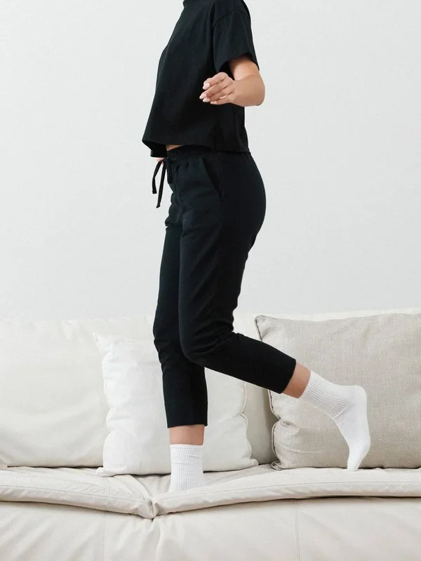 Women's Relaxed Joggers - CALPAK Onyx, Xs