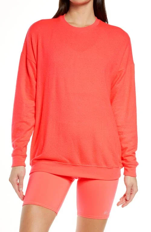 Alo Soho Pullover, Size X-Small in Pink Lava at Nordstrom