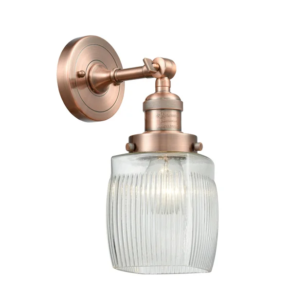 Innovations Lighting Colton 1 Light Sconce 203 BK G302 (Black)