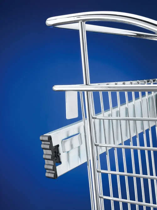 Rev-A-Shelf 24 in. x 7 in. Chrome Closet Pull-Out Basket - Grey