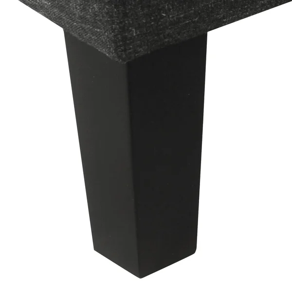 HomePop Large Decorative Storage Bench - Black