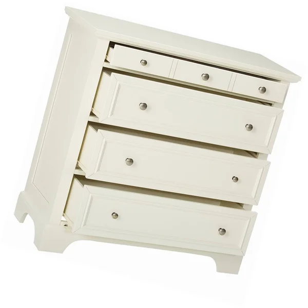 Home Styles Naples Drawer Chest - White