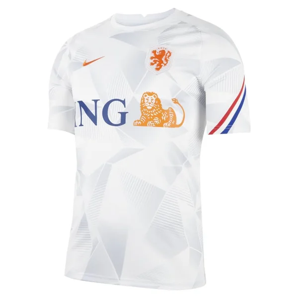 Nike Netherlands National Team 2020 White Raglan Pre-Match Jersey