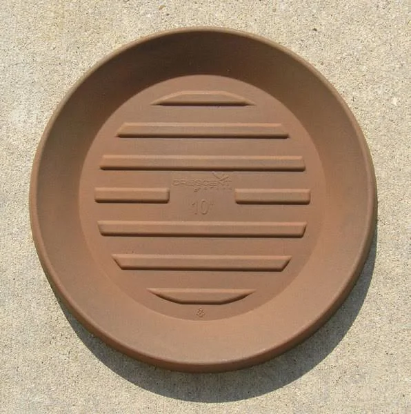 Crescent Garden Universal Round Saucer - Rust - 15x22