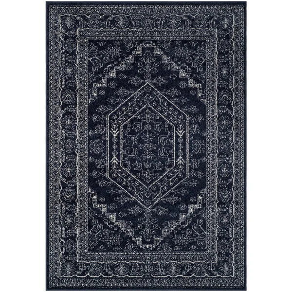 Safavieh 2&-6x22 x 20& Adirondack ADR108S Ivory, Slate Rug