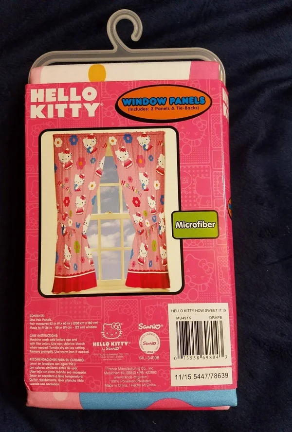 Hello Kitty Window Panels