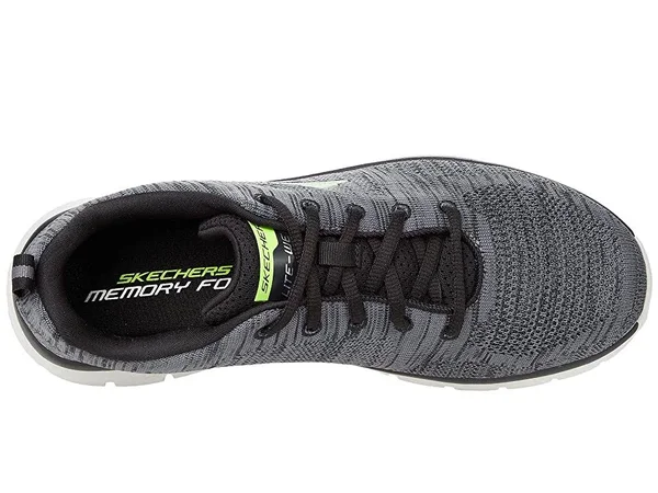 Skechers Men's Track - Front Runner Sneakers - Charcoal/Black, 10.5