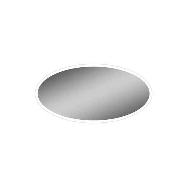 Lighted Impressions Cosmos 48-in Lighted LED Aluminum Oval Frameless Bathroom Mirror, LI9551