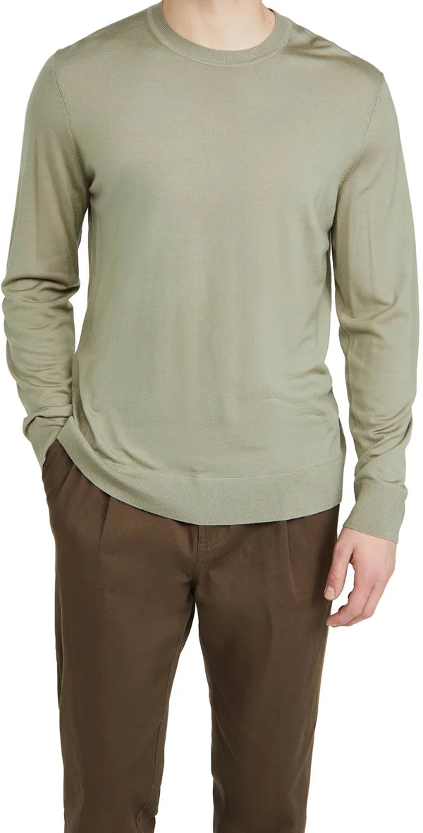 Theory Regal Crewneck Wool Sweater