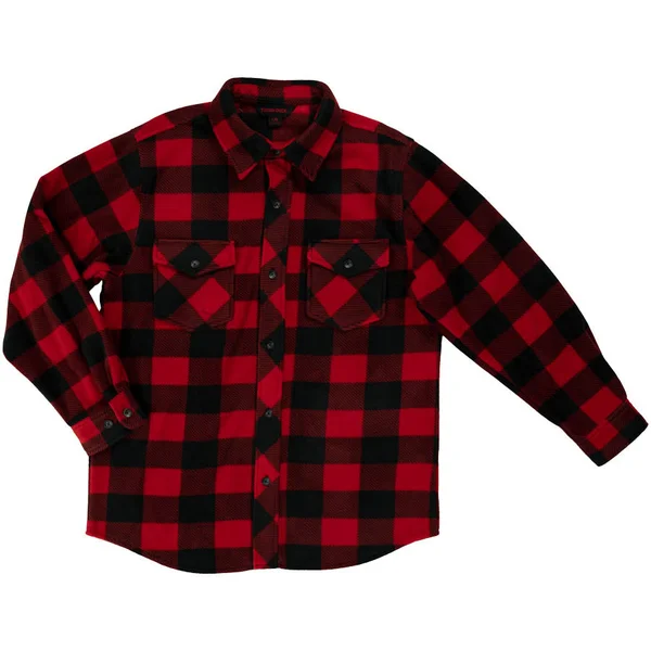 Tough Duck Buffalo Check Fleece Shirt (Color: Red Buffalo Check - Size: XL)