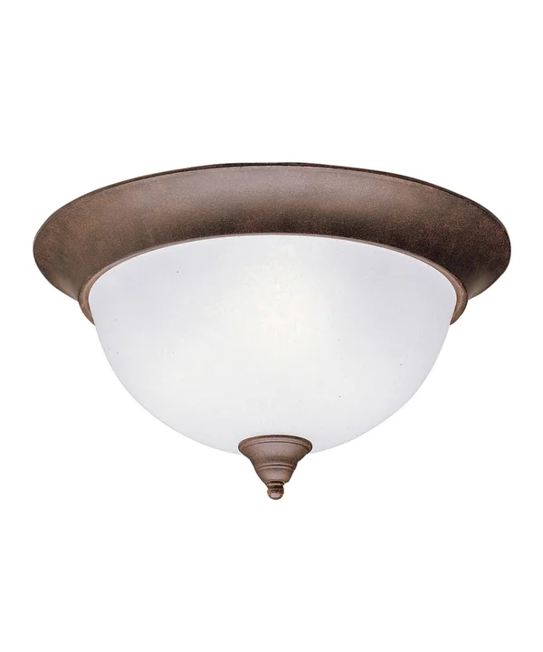 Kichler 8065TZ Dover Flush Mount Light Tannery Bronze