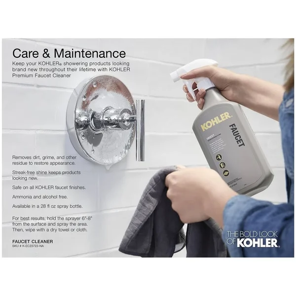 KOHLER K-13690-SN Contemporary Round 12x22 Rainhead with Katalyst Air-Induction Spray, 2.5 GPM - Vibrant Polished Nickel