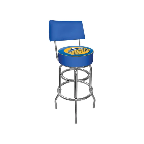 Trademark Denver Nuggets NBA Padded Swivel Bar Stool with Back