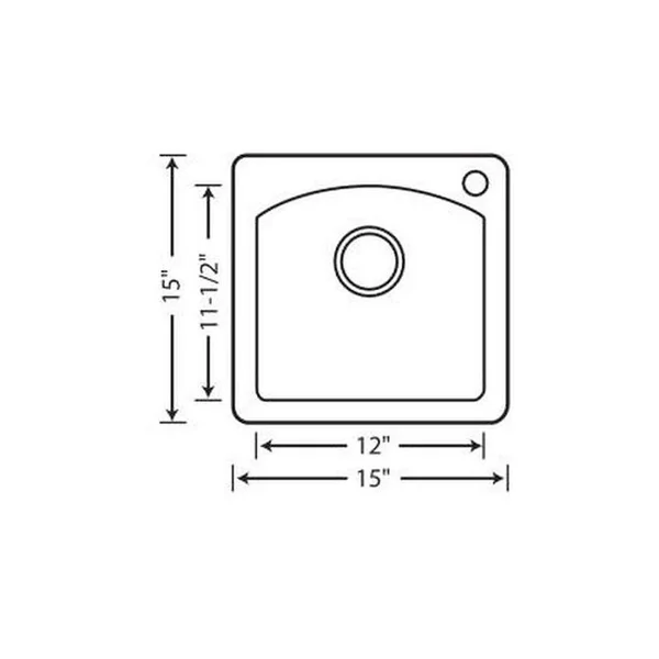 Blanco 441295 Diamond Bar Sink Truffle