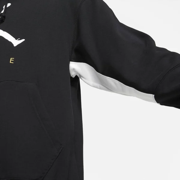 Jordan Jumpman Fleece Pullover Hoodie - Mens - Black/White/Black, Size 3XL