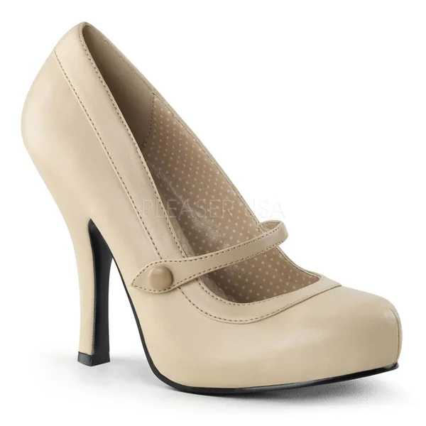 Pinup Couture CUTIEPIE-02 - White Patent