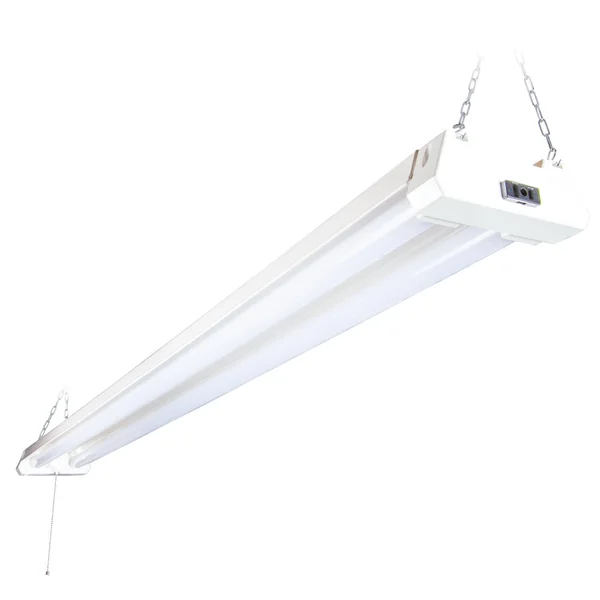 Maxxima 4 ft. Utility LED Shop Light Fixture, Linkable, Frosted Lens 5000K Daylight 4400 Lumens