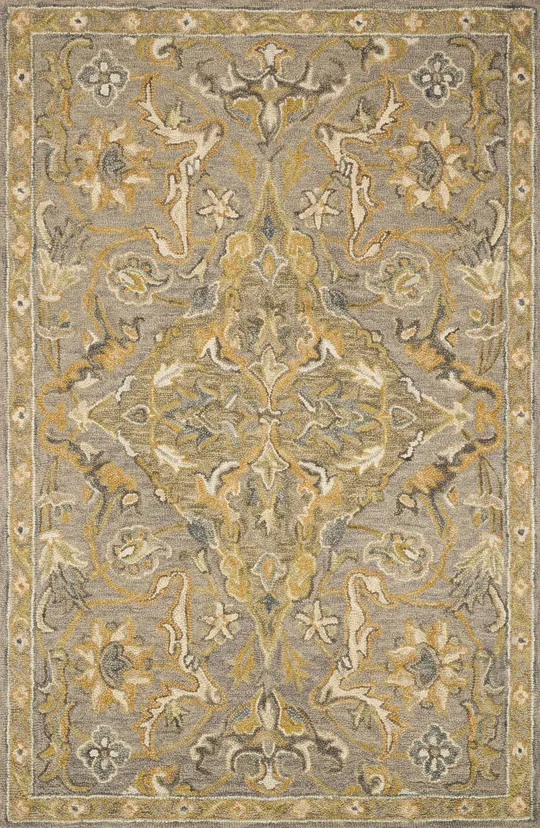 Loloi Victoria VK-04 7&9x22 x 9&9x22 Grey, Multi Area Rug