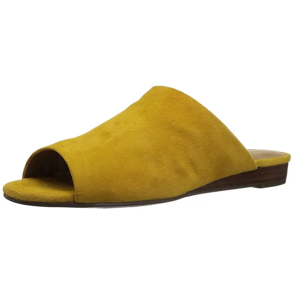 Aerosoles Women's Bitmap Slide - Size: 7.5, Tan Suede